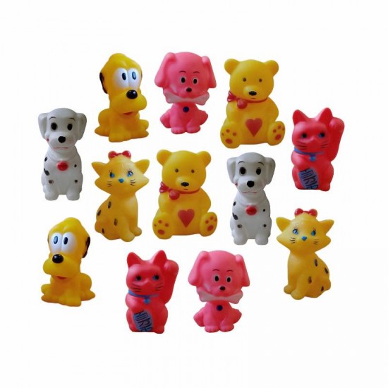 BRINQUEDO BICHOS DIVERSOS C/12 10CM