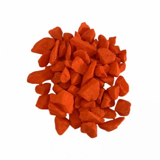 PEDRA AQUARIO 700G LARANJA ESCURO