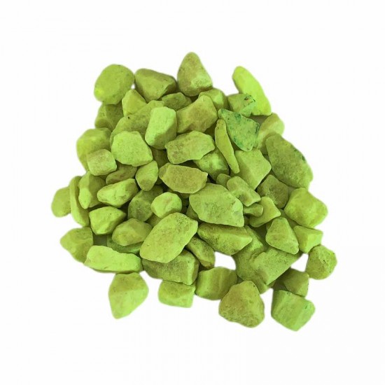 PEDRA AQUARIO 700G AMARELA FLUOR