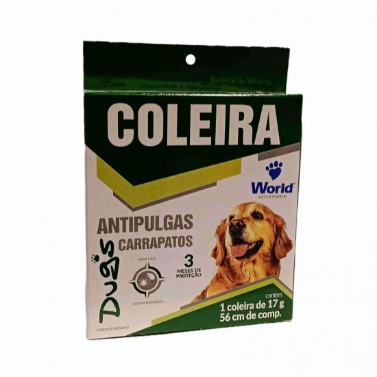 COLEIRA ANTI PULGAS/CARRAP P/CAES DUGS