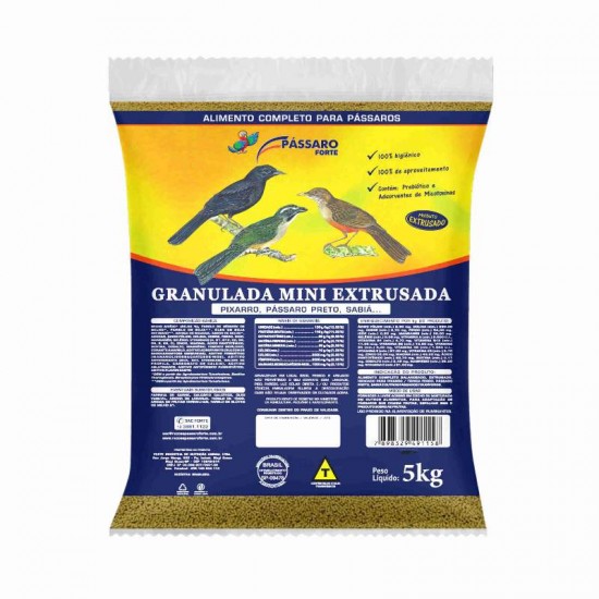 VITAMINA GRAN FINA MINI EXTRUSADA 5KG