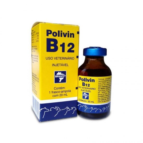 POLIVIN B12 INJETAVEL 20ML