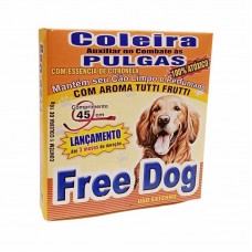 3945 - COLEIRA ANTI PULGAS FREE DOG ADULTO 45CM