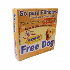 3946 - COLEIRA ANTI PULGA FREE DOG FILHOTE 36CM