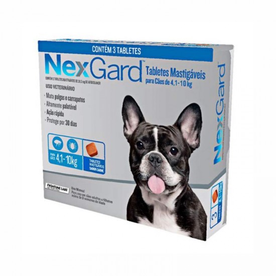 NEXGARD 3 M 4,1-10KG 1,25G C/03