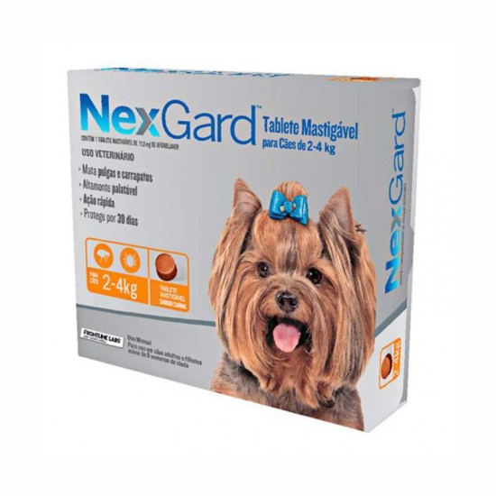 NEXGARD 3 P 2-4KG 0,5G C/03