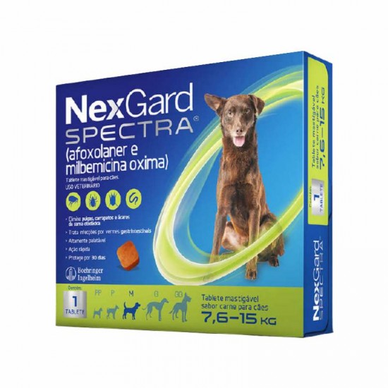 NEXGARD SPECTRA M 7,6-15KG 2G C/01