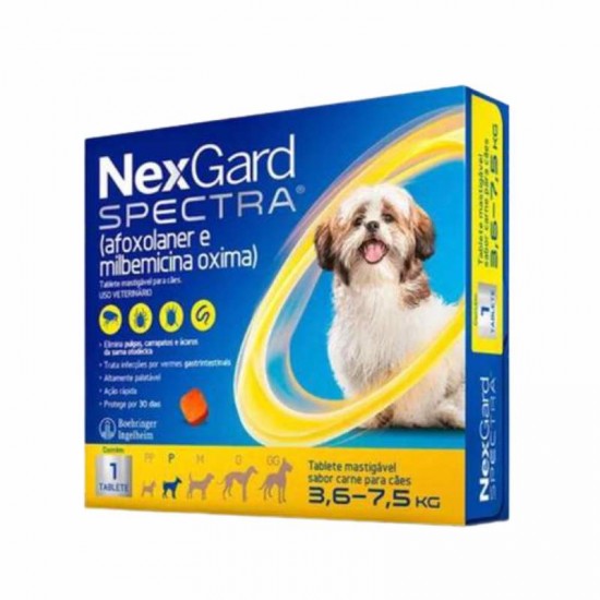 NEXGARD SPECTRA P 3,6-7,5KG 1G C/01