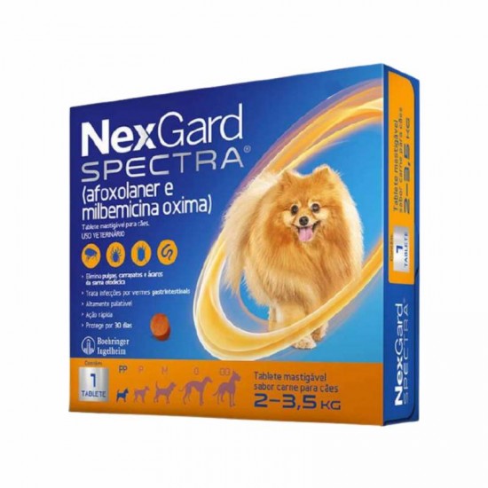 NEXGARD SPECTRA PP 2-3,5KG 0,5G C/01