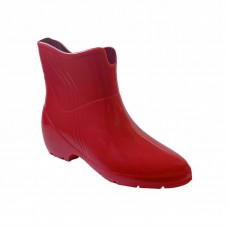 9460 - BOTA BORRACHA CANO CURTO FEM N35 VERMELH