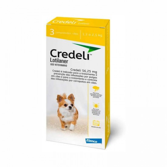 CREDELI LOTILANER 56,25MG 1,3 A 2,5KGC/3