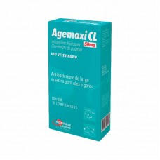 9976 - AGEMOXI CL 50MG C/10 COMP CAES E GATOS