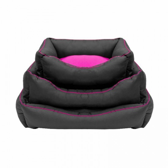 KIT CAMA RETANGULAR C/3 C/ZIPER PTO/PINK
