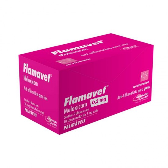 FLAMAVET GATOS 0,2MG C/50