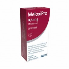10471 - MELOXIPRO 0,5MG C/10 COMP CAES E GATOS