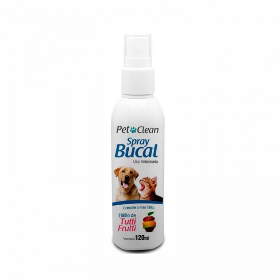 SPRAY BUCAL TUTY-FRUTY 120ML PET CLEAN