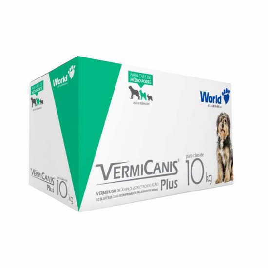 VERMICANIS 800MG C/10 BLIST C/4 COMPRIM