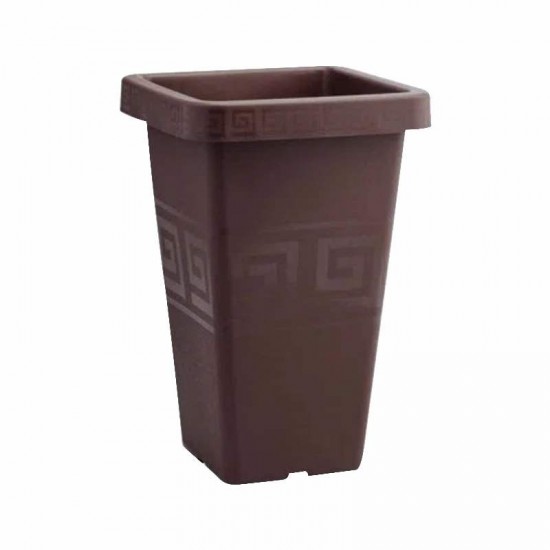 VASO PLAST QUAD GREGO CAFE 19,5LT 