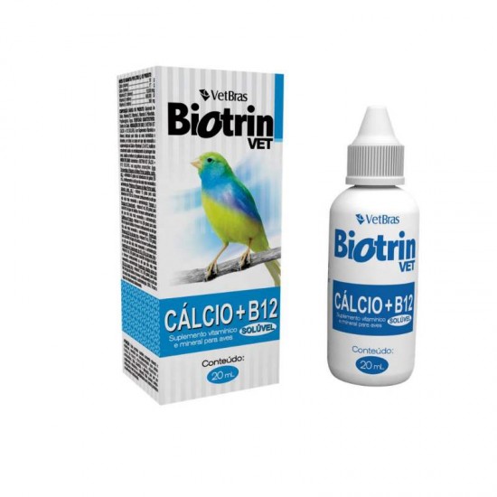BIOTRIN VET CALCIO+B12 SOLUVEL 20ML