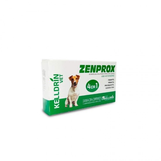 ZENPROX VERMIFUGO C/4 COMPRIMIDOS