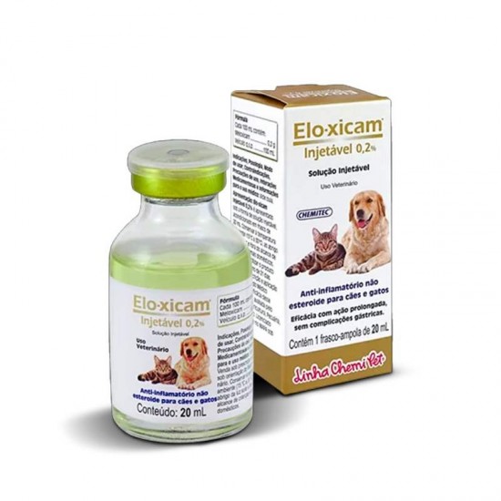 ELO-XICAM 20ML INJ 0,2% CAES E GATOS