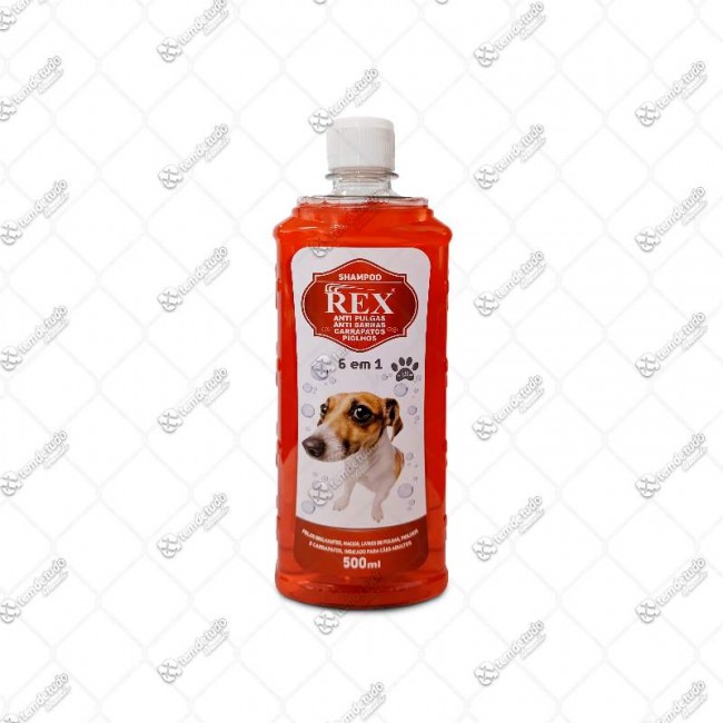 Shampoo Rex Anti Pulgas 6x1 500ml