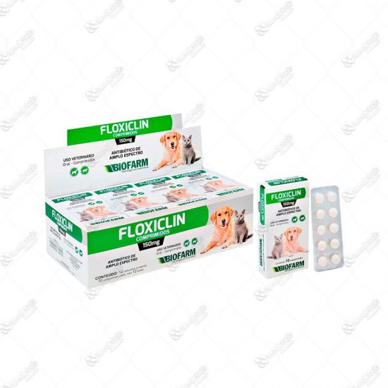 FLOXICLIN ANTIBIOTICO 150MG C/10 CAES