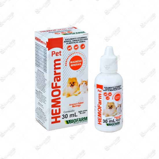 HEMOFARM PET SABOR MORANGO 60ML