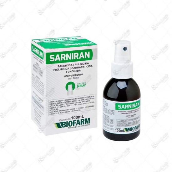 SARNIRAN SARNICIDA SPRAY 100ML BOVINOS