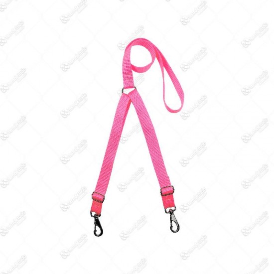 GUIA NYLON 2 PETS 25MM 1MT ROSA