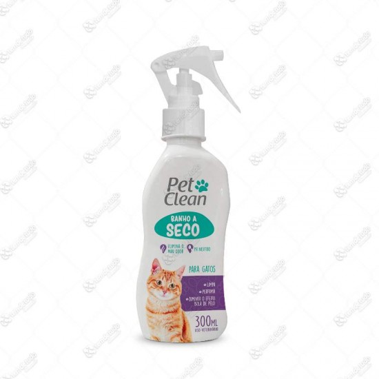 BANHO SECO GATO 300ML PET CLEAN