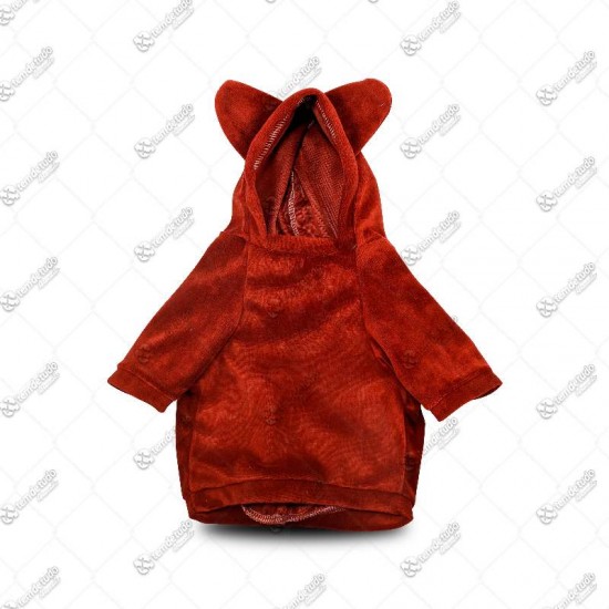 ROUPA BLUSAO TEDDY DE PLUSH P CORAL