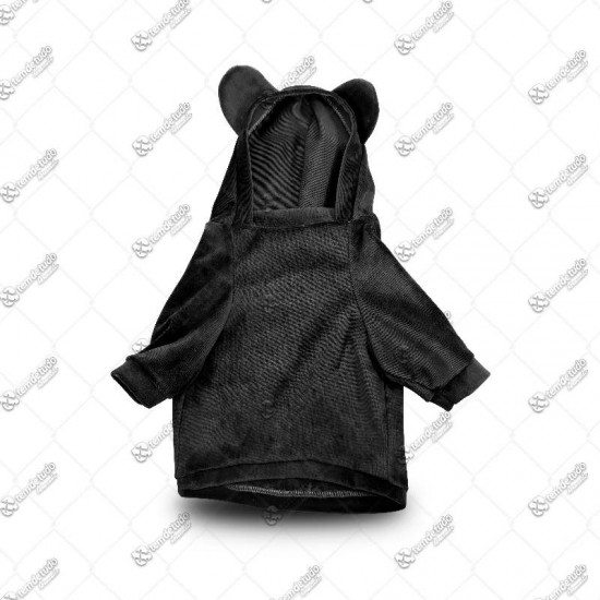 ROUPA BLUSAO TEDDY DE PLUSH P PRETO