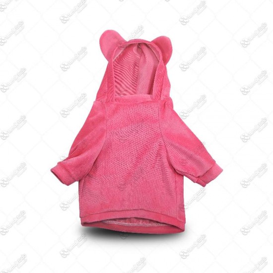 ROUPA BLUSAO TEDDY DE PLUSH P ROSA