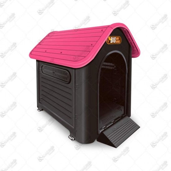 CASA CACHORRO PLASTICO DOGHOME N8 ROSA