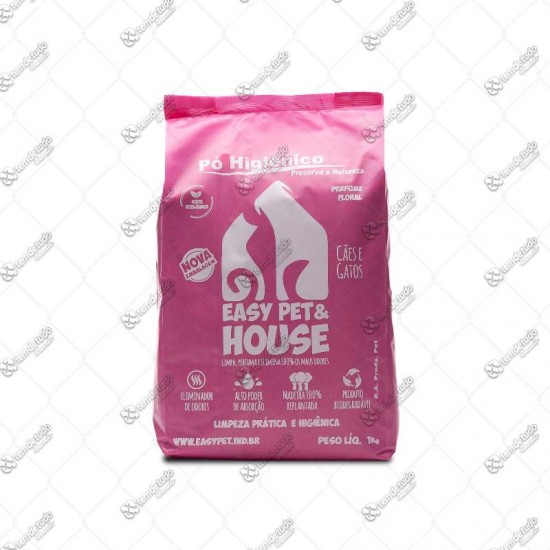 PO HIGIENICO EASY PET FLORAL 1KG 