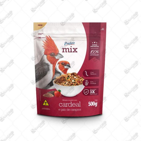 MIX CARDEAL E GALO CAMPINA 500G