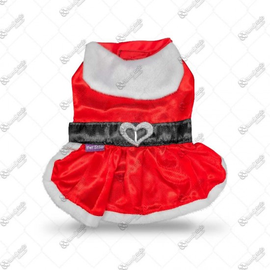 ROUPA VESTIDO MAMAE NOEL M