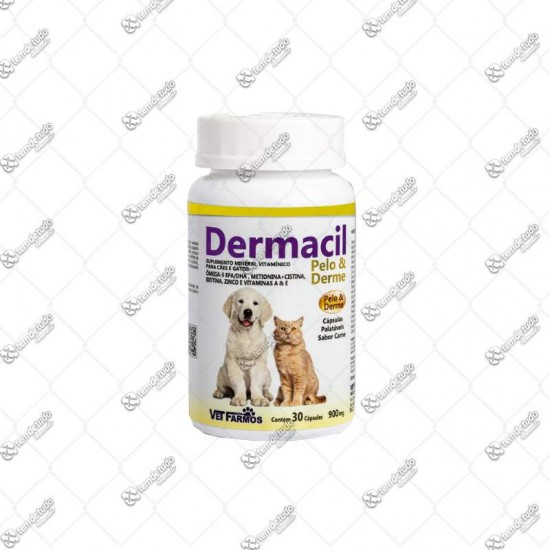 DERMACIL PELO E DERME C/30 CAPSULA 900MG