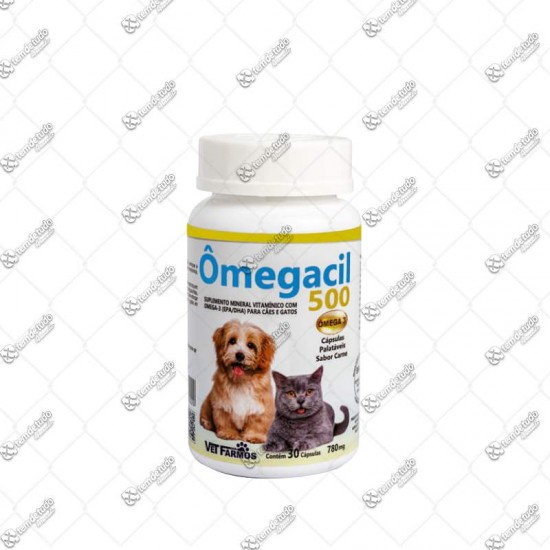 OMEGACIL 500 C/30 CAPSULAS 780MG