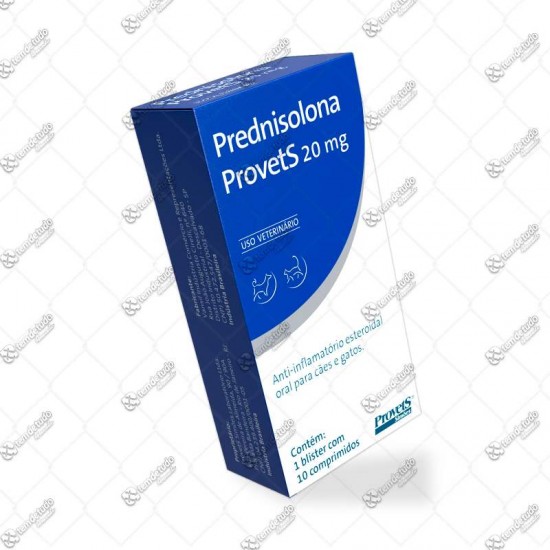 PREDNISOLONA PROVETS 20MG C/10 COMP