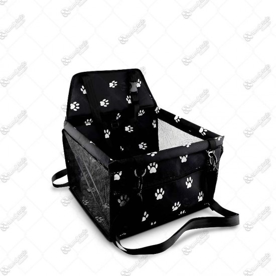 CADEIRINHA PET P/CARRO PRETO 40X30