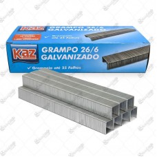 15309 - GRAMPO GRAMPEADOR GALVANIZ 26/6 C/10000