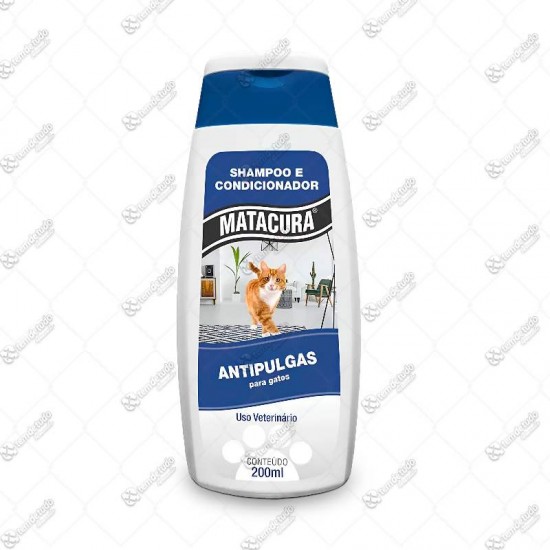 SHAMPOO E COND ANTI PULGAS P/GATOS 200ML