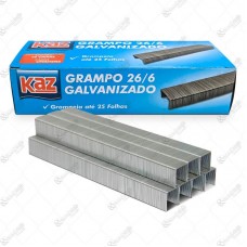 15960 - GRAMPO GRAMPEADOR GALVANIZ 26/6 C/5000