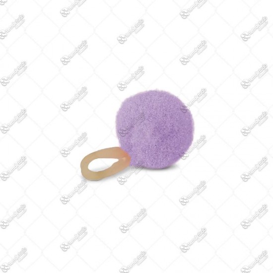 LACO PENTEADO POMPOM LILAS C/30