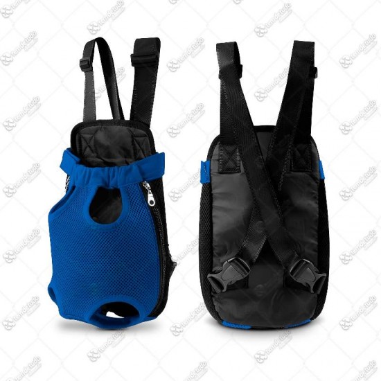 MOCHILA TRANSPORTE P TIPO CANGURU AZUL 