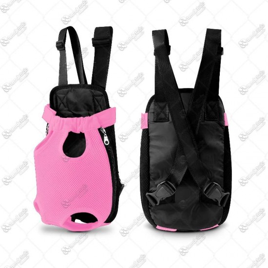 MOCHILA TRANSPORTE P TIPO CANGURU ROSA