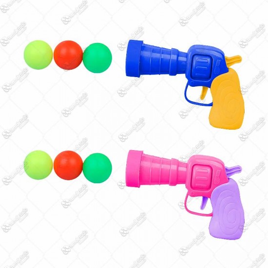 BRINQUEDO GUN BALL FUN C/3 BOLAS