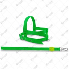 16481 - PEITORAL NYLON TRAD G 25MM VERDE NEON